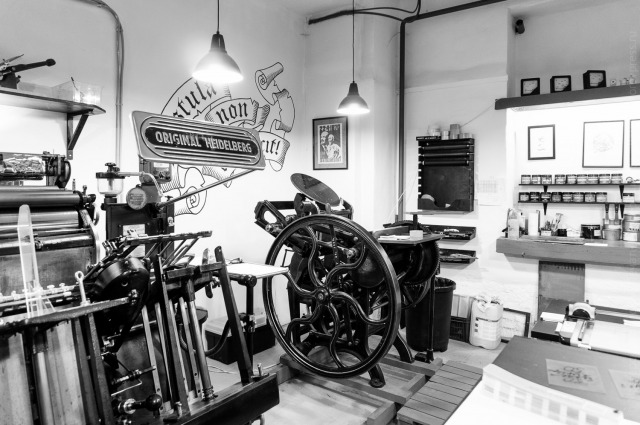 Suvorov and Co letterpress printshop